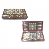 241713 Игра настольная 3 в 1 (шахматы, шашки, нарды), L39,5 W19 H5,5 см