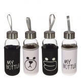 226808 Бутылка "My bottle" в чехле, 300 мл, L6 W6 H17 см, 4в.