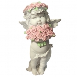 626512 Фигурка декоративная Ангел с розами , L12,5W9Н22см 4 шт/бл