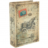 726134 Шкатулка-книга с кодовым замком, L18 W7 H27 см