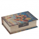 785389 Шкатулка-книга с кодовым замком, L16 W7 H22 см