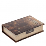 785390 Шкатулка-книга с кодовым замком, L18 W7 H27 см