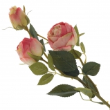 795791 Цветок искусственный "Роза", L13 W11 H55 см, 2в.