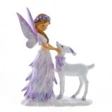 744115 Фигурка декоративная "Фея и олененок", L8,5 W4,5 H10 см