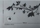 686069 Композиция "Время" (часы-наклейка), H27 см