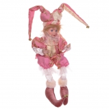 743875 Игрушка набивная "Клоун" (музыкальный) , сидячий L16 W29 H23 см, стоячий H42 см