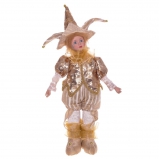 743881 Игрушка набивная "Клоун" (музыкальный) , с колпаком  L17 W13 H53 см, без колпака H42 см