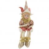 754219 Игрушка набивная "Клоун"  (с музыкой и функцией движения), L16 W13 H54 см