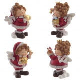 764101 Фигурка декоративная "Ангелочек", L7,5 W6,5 H9,5 см, 4в.,6 шт/бл