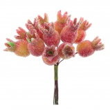 762465 Иделие декоративное "Ягоды", L10 W10 H11 см, 12 шт/бл