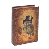 726132 Шкатулка-книга с кодовым замком, L18 W7 H27 см