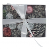 776486 Изделие декоративное "Новогодняя композиция", L20 W15 H9 см