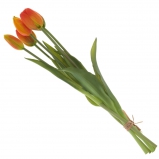 795140 Цветок искусственный "Тюльпан", набор из 5 шт, L9 W9 H38 см