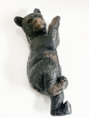 201545 Фигура декоративная садовая навесная "Медвежонок карабкающийся", Н34 см