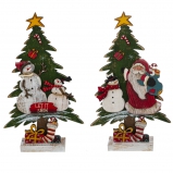 809149 Фигурка декоративная "Ёлка",L18 W5 H31 см, 2в.