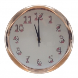 817155 Часы настенные декоративные (1xАА н/п), L24,5 W4,5 H24,5 см