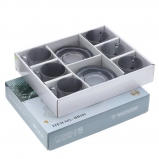 816707 Набор из 6-ти чашек с блюдцами, 155 мл, L12,5 W12,5 H6,5 см