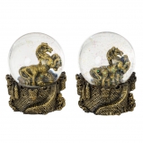 823315 Фигурка декор в стекл шаре "Лошадь", L7 W7,5 H8,5 см, 2в.