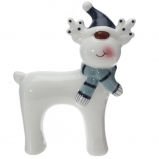 821509 Фигурка декоративная "Олень, L10,5 W3,5 H15 см