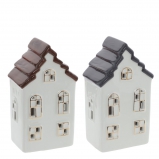 821526 Изделие декоративное "Домик" с подсветкой (LR44x2), L7 W5 H14 см, 2в.