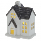 821528 Изделие декоративное "Домик" с подсветкой (LR44x2), L8,5 W6,5 H11 см, 2в.