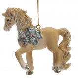 824186 Фигурка декоративная подвесная "Лошадка", L7,5 W2,5 H8 см