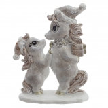 826252 Фигурка декоративная "Лошадки", L8 W4 H10 см