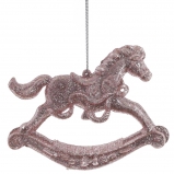 822795 Украшение новогоднее "Лошадка", L8 W0,7 H7 см