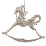 823762 Украшение новогоднее "Лошадка", L14 W1 H12 см