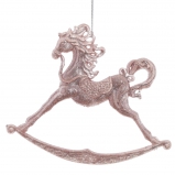 823763 Украшение новогоднее "Лошадка", L14 W1 H12 см