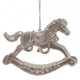 823771 Украшение новогоднее "Лошадка", L8 W0,7 H7 см