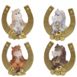 821412 Фигурка декоративная "Лошадка", L6,5 W4 H7 см, 4в.