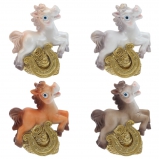 821417 Фигурка декоративная "Лошадка", L6,5 W3,5 H8 см, 4в.