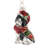 822455 Украшение новогоднее "Собачка", L4,5 W3,5 H7,5 см