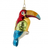 822464 Украшение новогоднее "Птица Тукан", L8 W4 H12,5 см