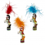 822466 Украшение новогоднее "Лошадка", L6 W3,5 H14 см, 3в.