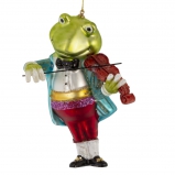 822468 Украшение новогоднее "Лягушка", L8,5 W6 H12 см