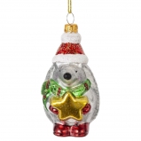 824704 Украшение новогоднее "Ёжик", L6 W5 H10 см