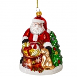 824748 Украшение новогоднее "Дед Мороз", L10 W9 H13 см