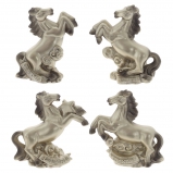 826218 Фигурка декоративная "Лошадка", L7 W3 H7 см, 4в.