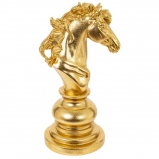 826199 Фигурка декоративная "Шахматный конь", L11 W11 H26,5 см