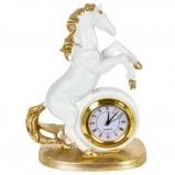 826631 Фигурка декоративная "Лошадь" с часами (LR41x1), L8,5 W5 H12 см