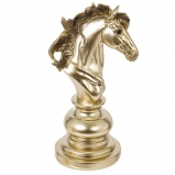 823453 Фигурка декоративная "Шахматный конь", L11 W11 H26 см
