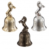 823544 Колокольчик фарфоровый "Лошадь", L6 W6 H11 см, 3в.