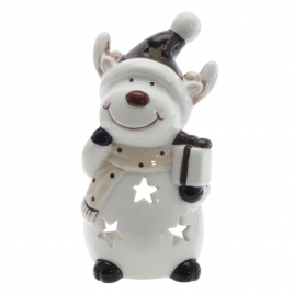 821524 Подсвечник "Олень", L7 W9 H14 см