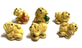 99840 Фигурка Собака, 6 в., 3х2х2,5 см (48-576) 48 шт/бл
